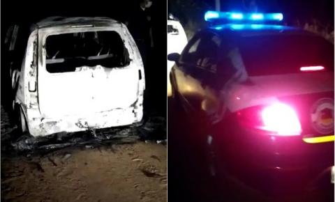 Guarda Municipal localiza carro incendiado na região de Novo Paraíso de Jacobina